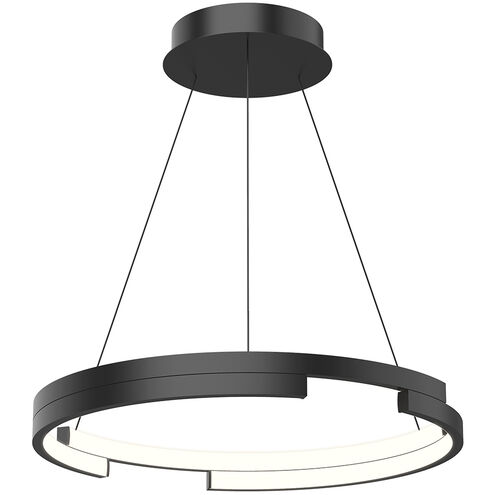 Anello Minor LED 19 inch Black Pendant Ceiling Light