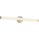 Vire 2 inch Brushed Nickel ADA Wall Sconce Wall Light