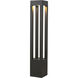 Napa 120-277V 24.00 watt Black Exterior Bollard