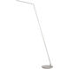 Miter 55.5 inch 11.00 watt Brushed Nickel Floor Lamp Portable Light