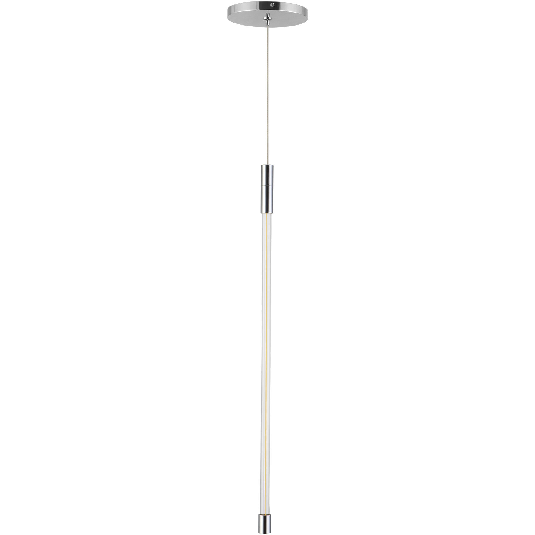 Motif LED 0.75 inch Chrome Pendant Ceiling Light
