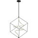 Script LED 29.75 inch Black Pendant Ceiling Light