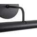 Slender 13 watt 18 inch Black Picture Light Wall Light