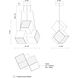 Tetra LED 11.38 inch White Pendant Ceiling Light