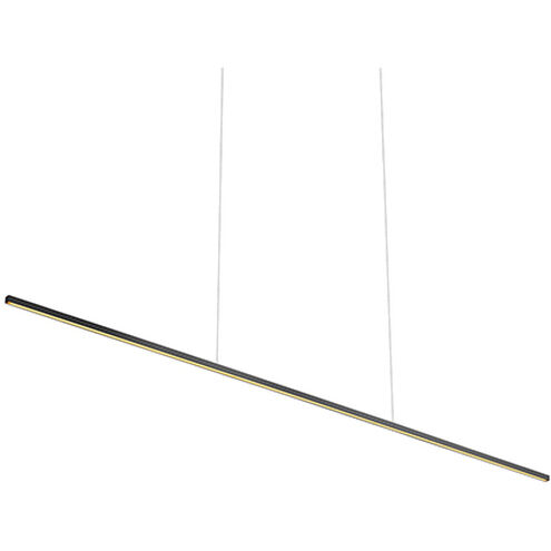 Vega Minor LED 60 inch Black Linear Pendant Ceiling Light
