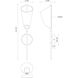 Mulberry LED 5.38 inch Black and Light Guide Wall Sconce Wall Light