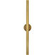 Mason Wall Sconce Wall Light in Vintage Brass