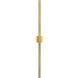 Vera LED 52.88 inch Brushed Gold Bath Vanity Light Wall Light