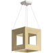 Morina LED 12 inch White Oak Pendant Ceiling Light