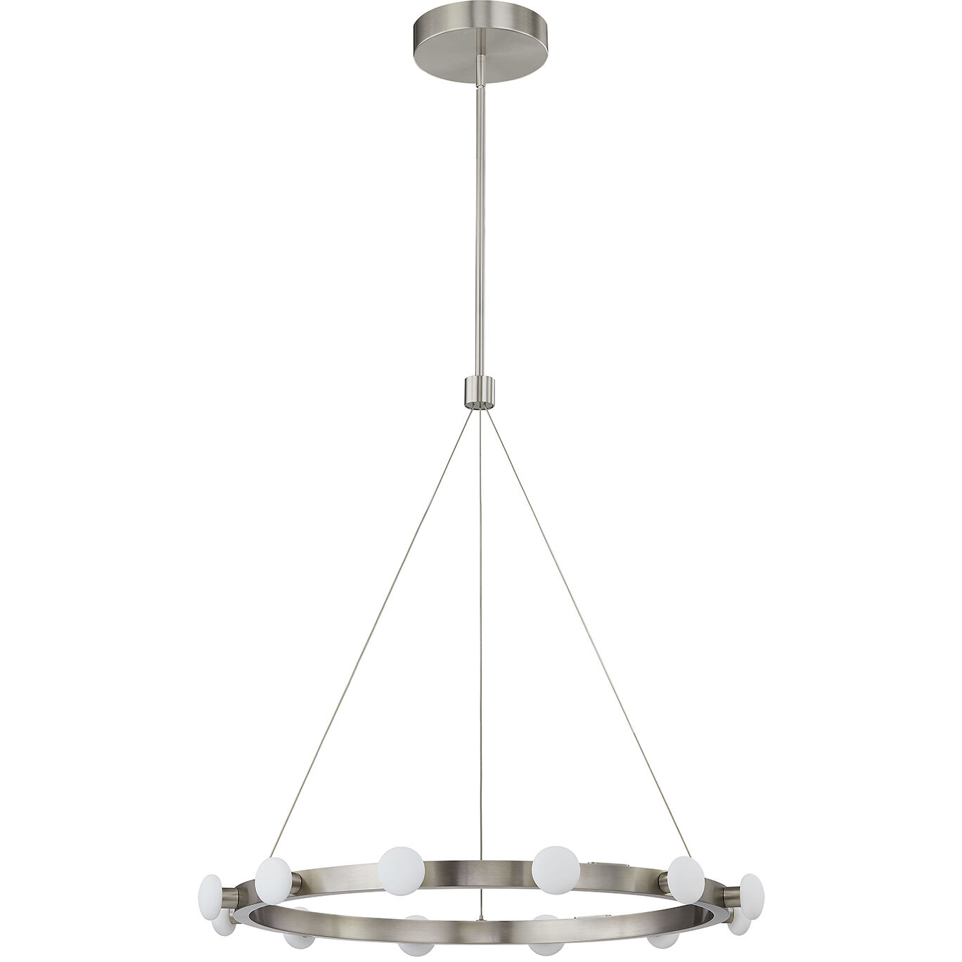 Rezz Pendant Ceiling Light in Brushed Nickel