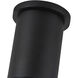 Nordic LED 4.38 inch Black Exterior Ceiling