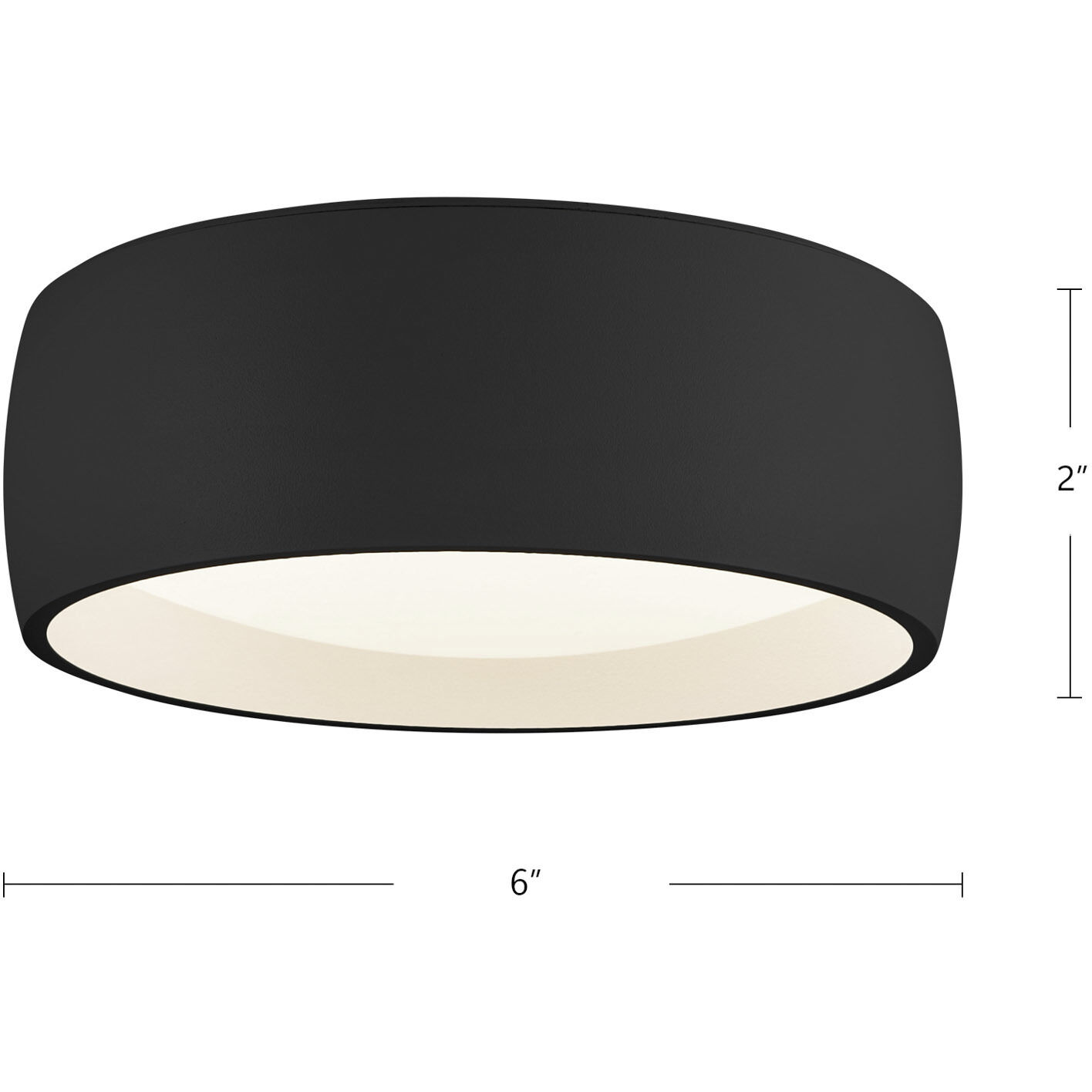 Savile LED 6 inch White Flush Mount Ceiling Light