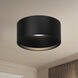 Lucci LED 4.75 inch Black Flush Mount Ceiling Light, Round