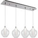 Victoria LED 7 inch Chrome Multi Pendant Ceiling Light