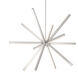 Sirius LED 46.13 inch Brushed Nickel Chandelier Ceiling Light