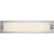 Charleston 18.75 inch Chrome Bath Vanity Light Wall Light