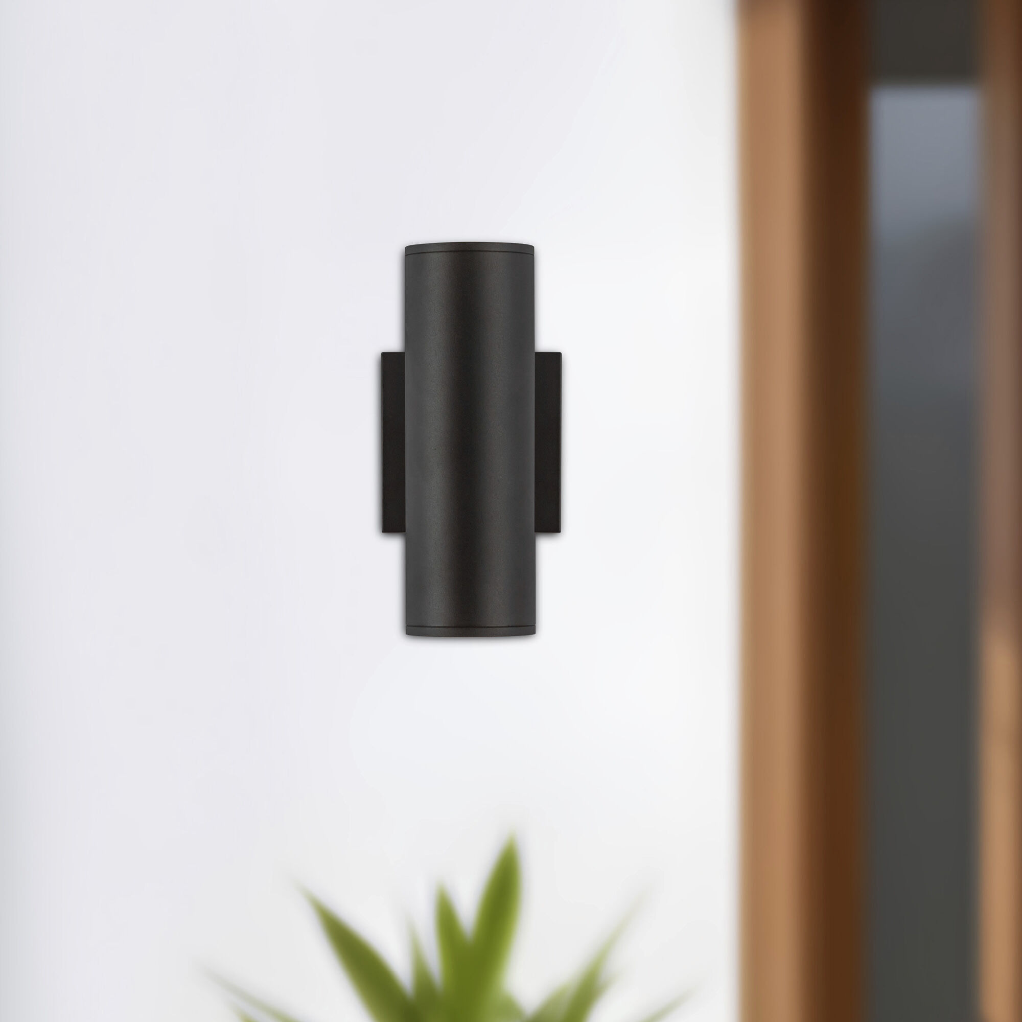 Lorna Wall Sconce Up/Down Light Wall Light in Black