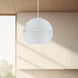 Lucas Pendant Ceiling Light in White
