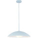 Regent 1 Light 19 inch Cerulean Pendant Ceiling Light