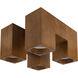 Bosco 15 inch Natural Oak Flush Mount Ceiling Light