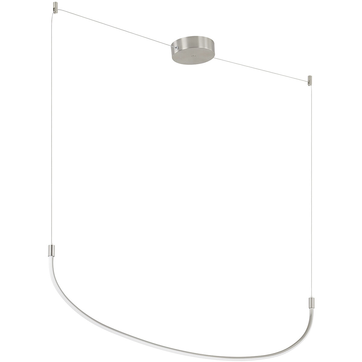 Talis LED 36.63 inch Brushed Nickel Linear Pendant Ceiling Light