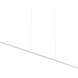 Vega Minor LED 60 inch Brushed Nickel Linear Pendant Ceiling Light