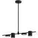 Jayden LED 40 inch Black Linear Pendant Ceiling Light