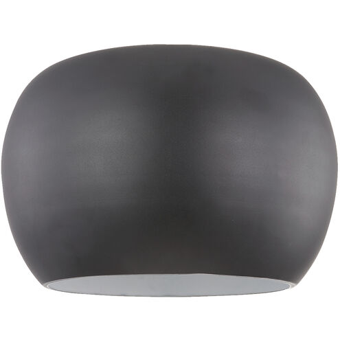 Croft LED 13.5 inch Black and White Flush Mount Ceiling Light