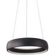 Halo LED 24.38 inch Black Pendant Ceiling Light