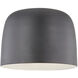 Cayne LED 12.13 inch Black/White Flush Mount Ceiling Light