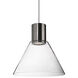 Vanier LED 11.5 inch Brushed Nickel Pendant Ceiling Light