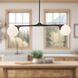 Briar 2 Light 46.88 inch Black Linear Pendant Ceiling Light