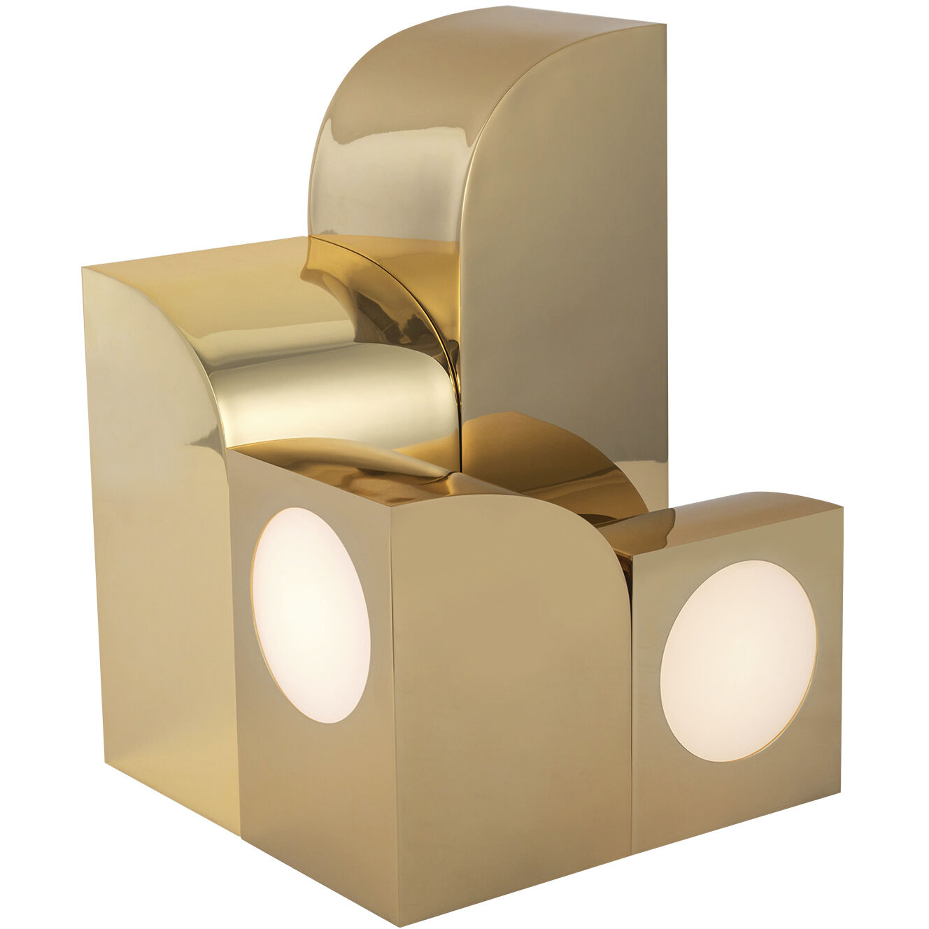 Gypsum 12.5 inch 20.00 watt Polished Brass Table Lamp Portable Light