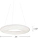 Cumulus LED 24 inch White Pendant Ceiling Light