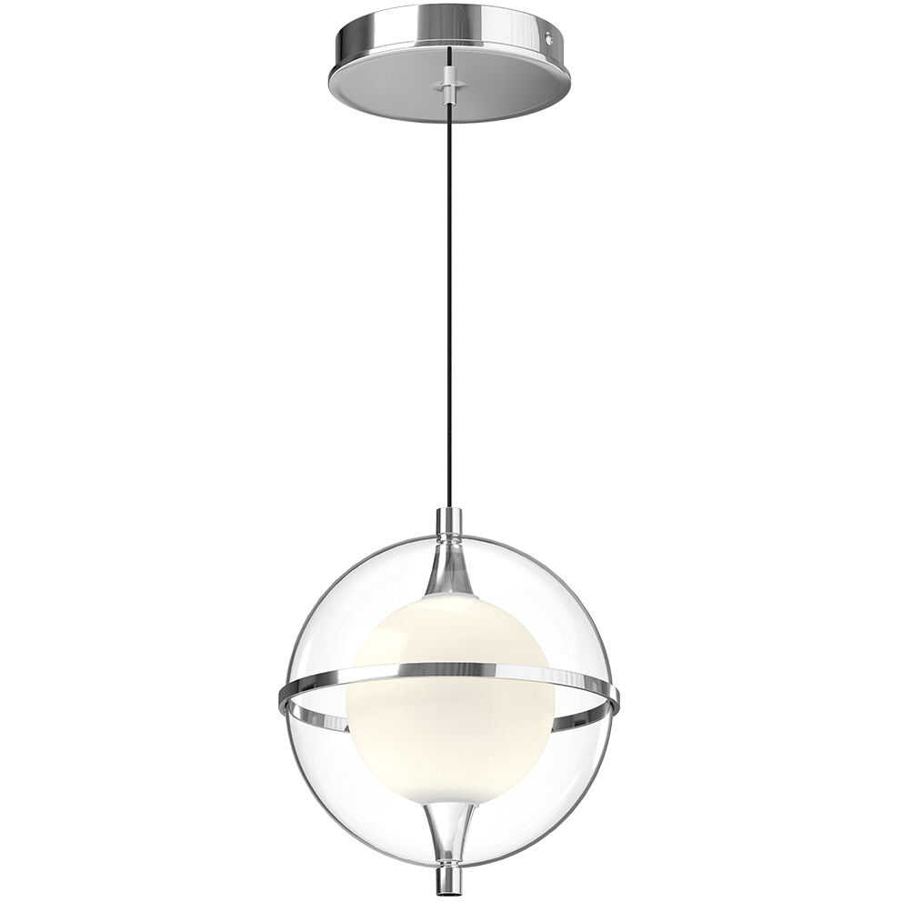 Aries Pendant Ceiling Light in Chrome