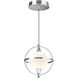 Aries Pendant Ceiling Light in Chrome