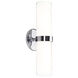 Milano LED 4.75 inch Chrome Wall Sconce Wall Light