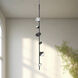 Geode LED 7.13 inch Black Pendant Ceiling Light