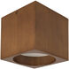 Bosco 5 inch Natural Oak Flush Mount Ceiling Light