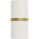 Harrow LED 6 inch Brushed Gold ADA Wall Sconce Wall Light
