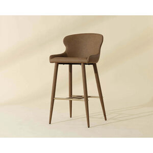 Evora 40.5 inch Milliken Cognac Barstool