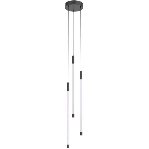 Motif LED 5.5 inch Black Multi-Pendant Ceiling Light