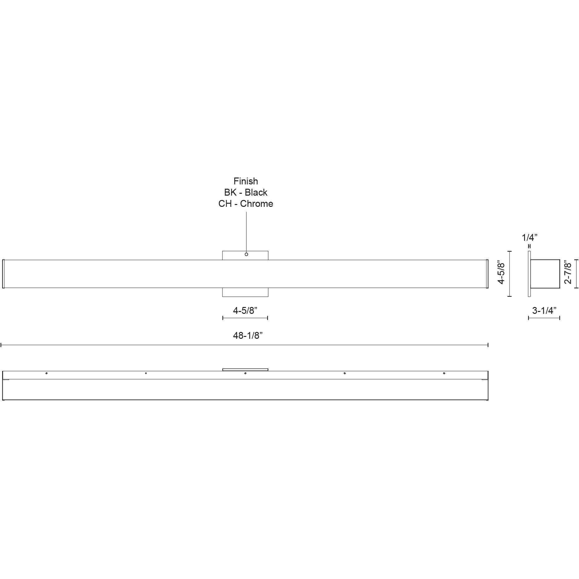 Jane Bath Vanity Light Wall Light in Black