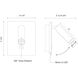 Dorchester Wall Sconce Wall Light in Black