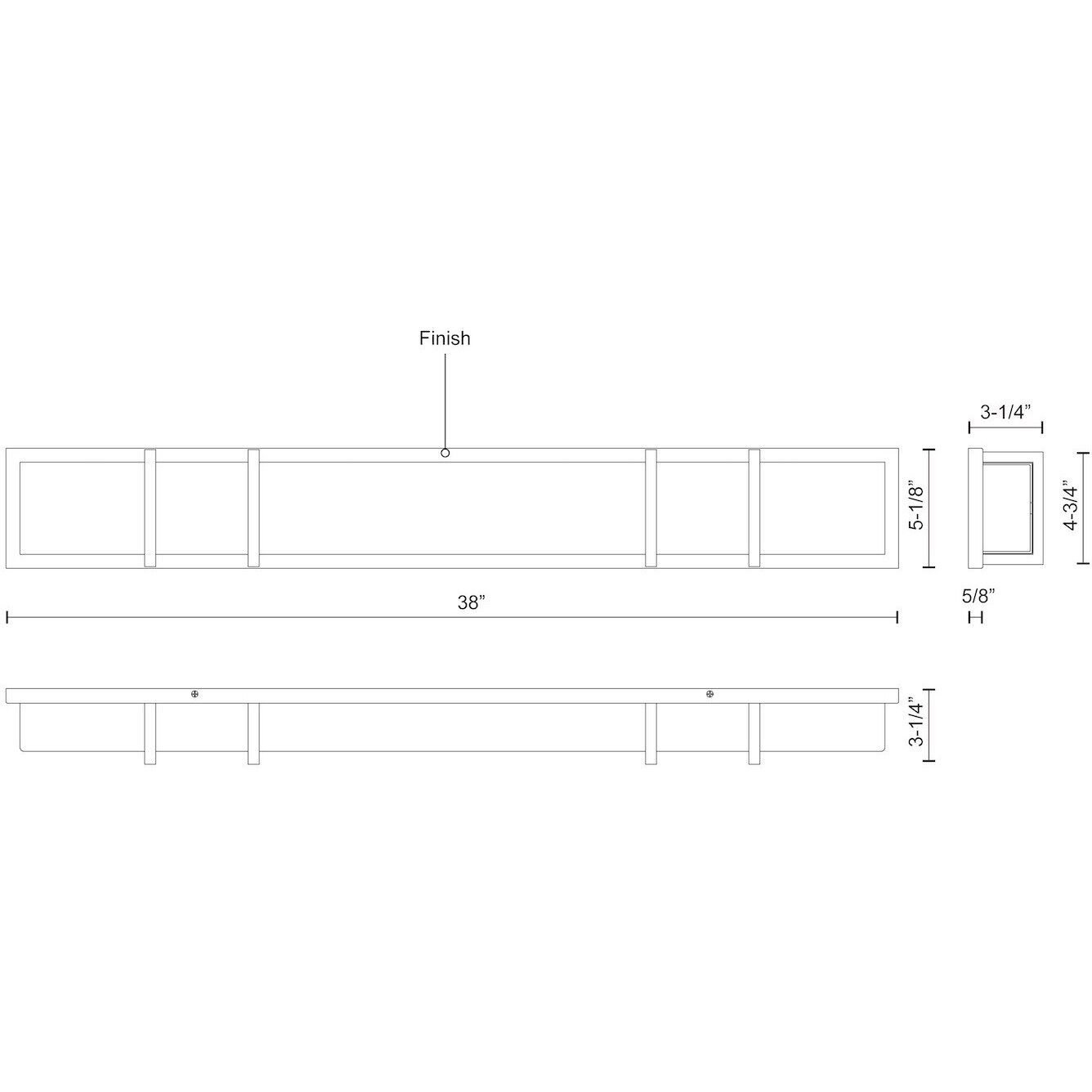 Alberni Vanity Light Wall Light in Chrome