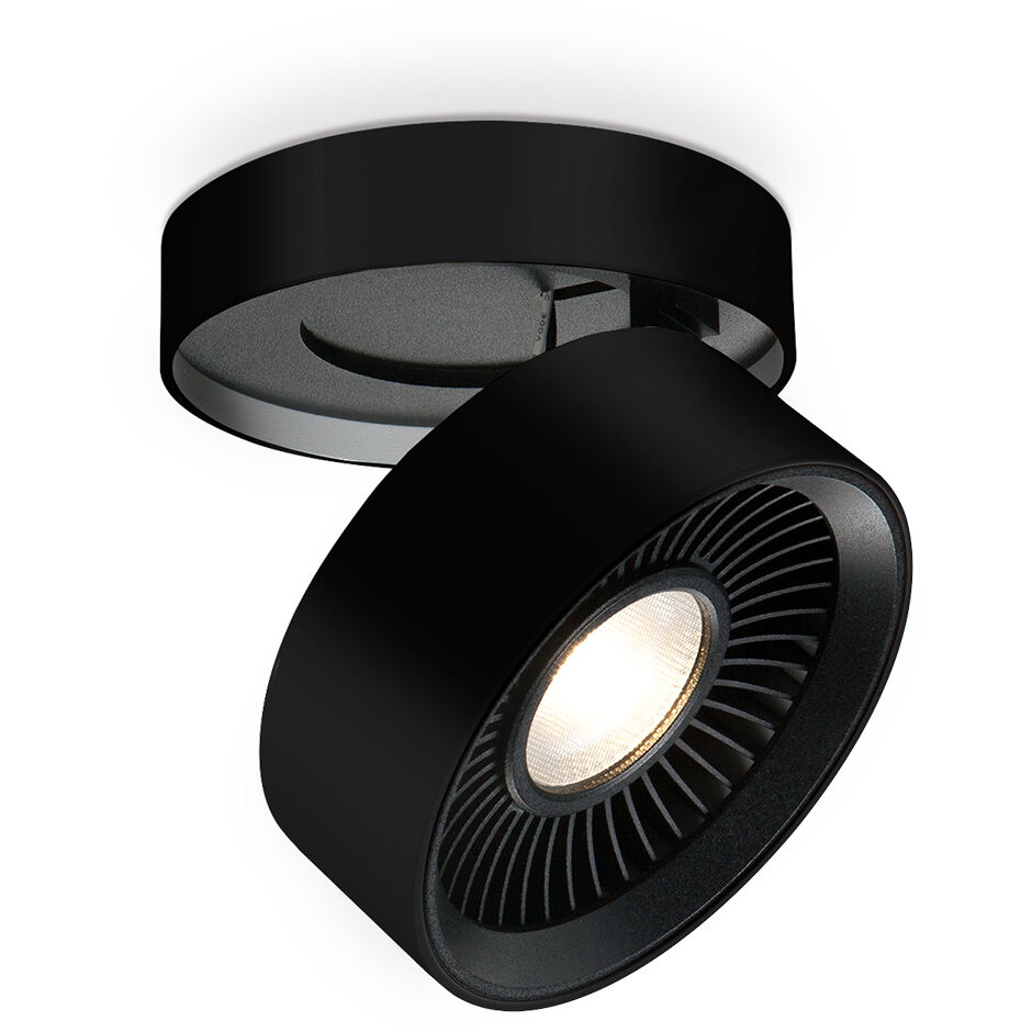 Solo LED 5 inch Black Flush Mount Ceiling Light