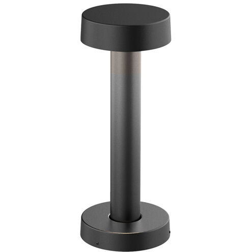 Como 120 6.00 watt Black Bollard