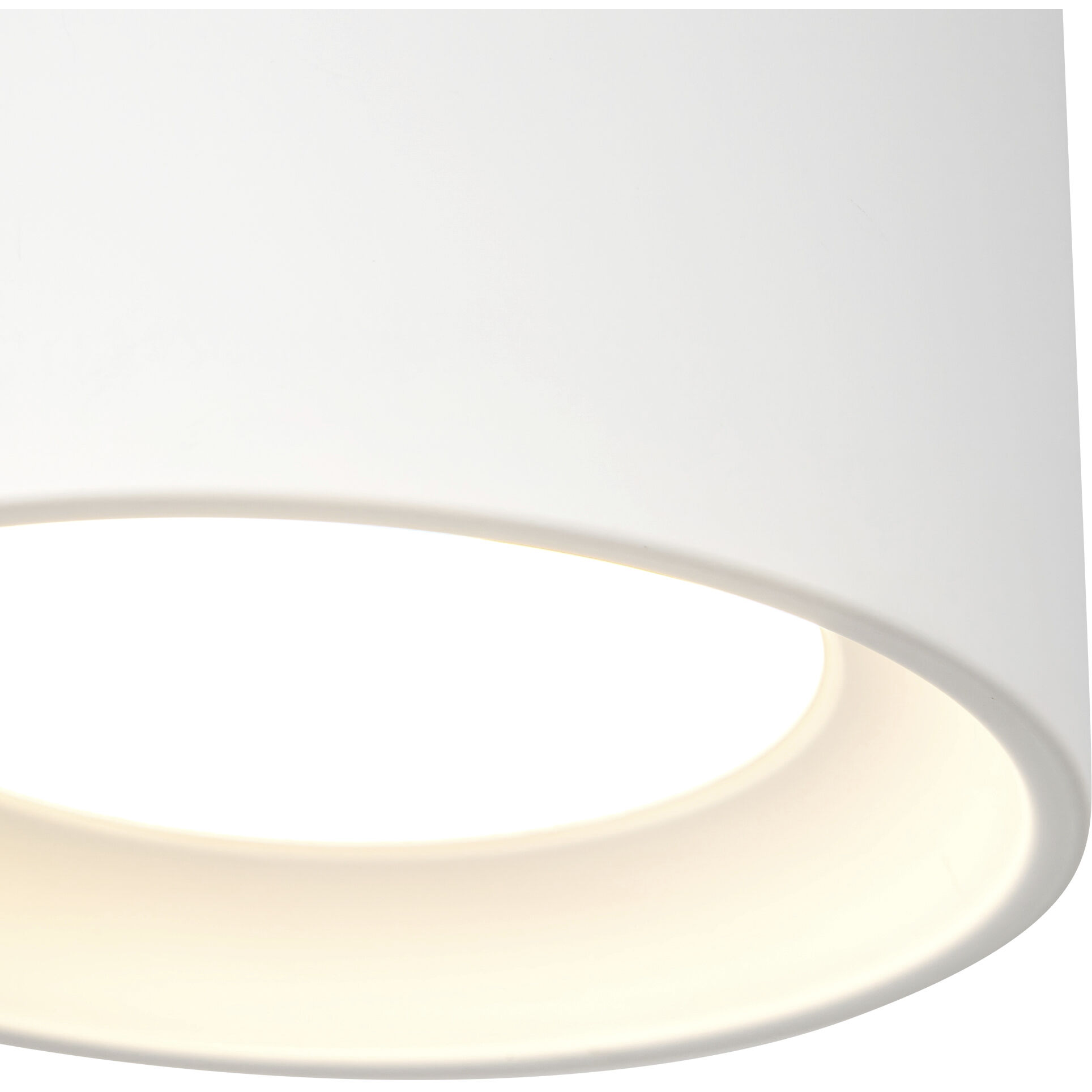 Uma 5.5 inch White Semi-Flush Mount Ceiling Light