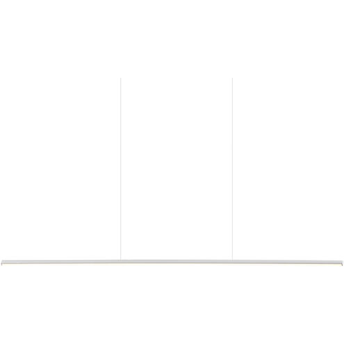 Chute LED 47.25 inch White Linear Pendant Ceiling Light