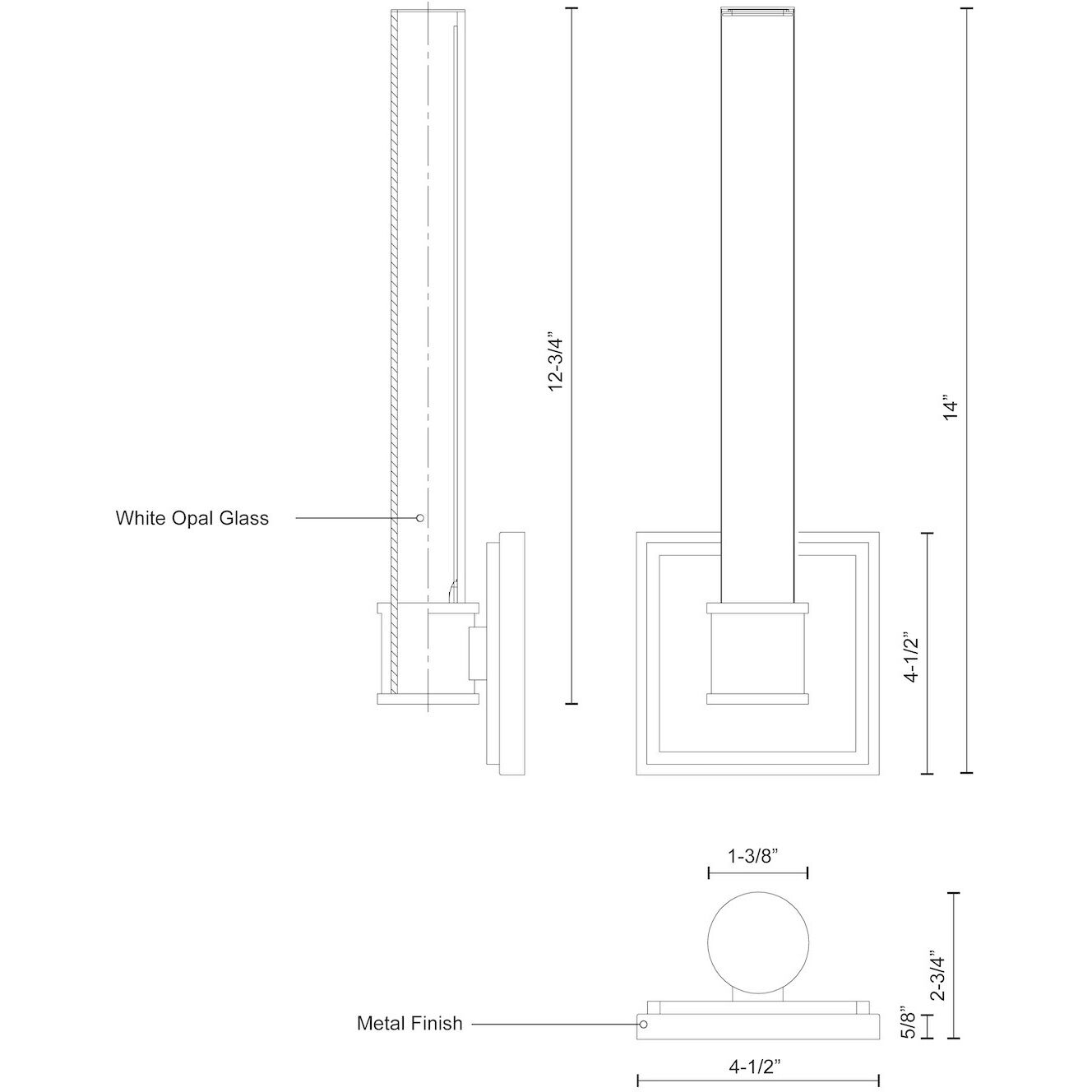 Rona top wall lights